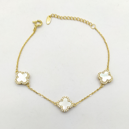 PULSEIRA PRATA DOURADA