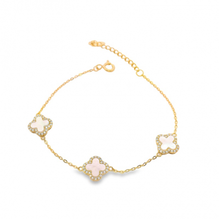 PULSEIRA PRATA DOURADA