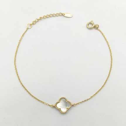 PULSEIRA PRATA DOURADA