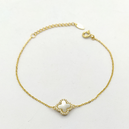 PULSEIRA PRATA DOURADA