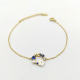 PULSEIRA PRATA DOURADA