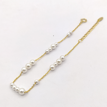 PULSEIRA PRATA DOURADA