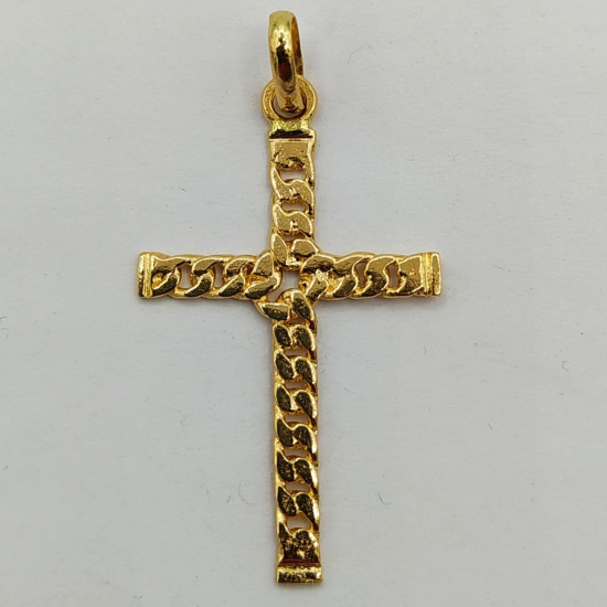 CRUZ OURO AMARELO 19K
