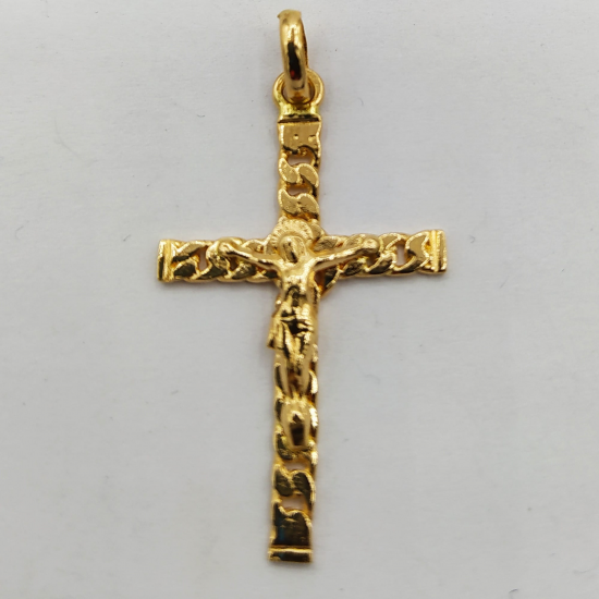 CRUCIFIXO OURO AMARELO 19K CRUCIFIXO OURO AMARELO 19K