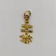 CRUZ OURO AMARELO 19K