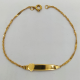 PULSEIRA CRIANÇA OURO AMARELO 9K PULSEIRA CRIANÇA OURO AMARELO 9K