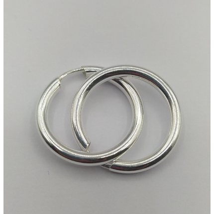 ARGOLA PRATA RODEADA