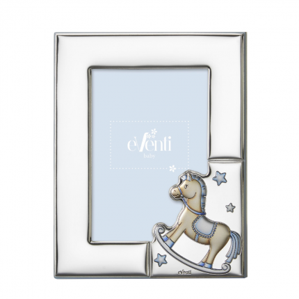 Moldura Menino Prata Bilaminada