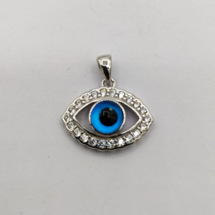 MEDALHA PRATA RODEADA