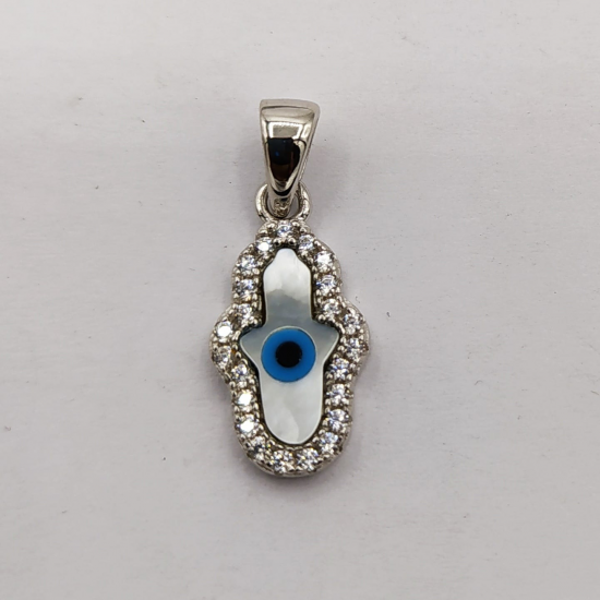 MEDALHA PRATA RODEADA