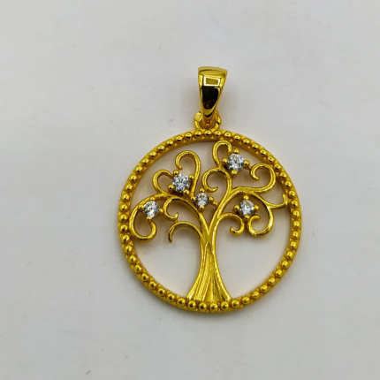 MEDALHA PRATA DOURADA