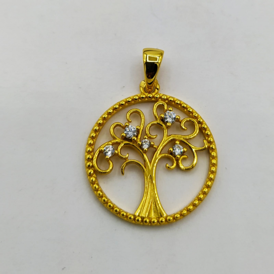 MEDALHA PRATA DOURADA