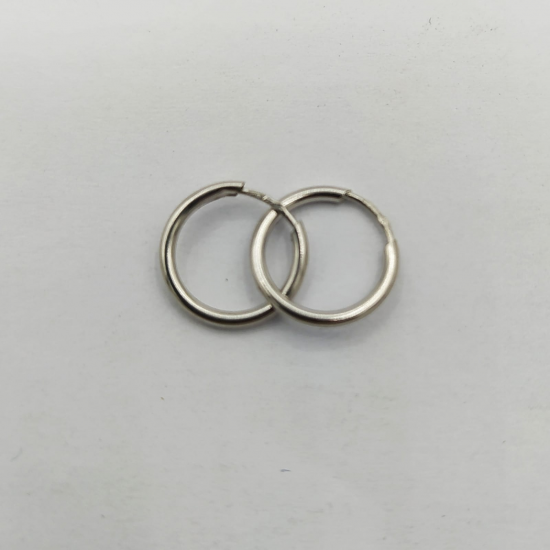 ARGOLAS OURO BRANCO 19K