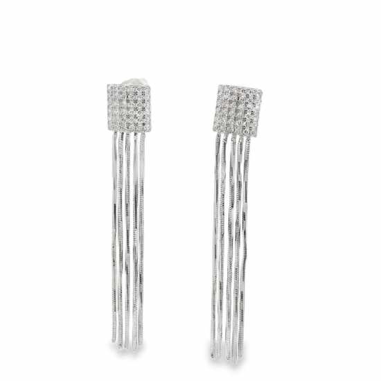 BRINCOS EM PRATA DOURADA OU RODEADA