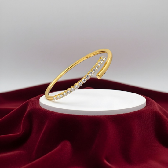 PULSEIRA PRATA DOURADA