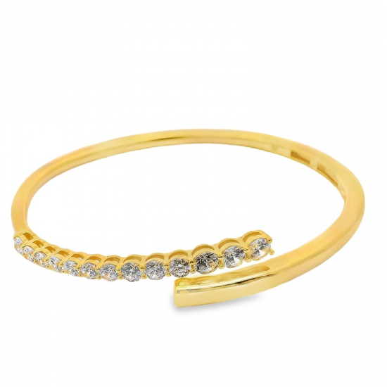 PULSEIRA PRATA DOURADA