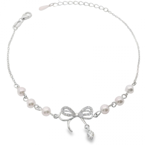 PULSEIRA DE PRATA DOURADA OU RODEADA