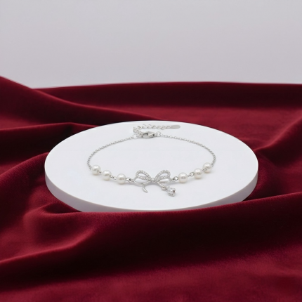 PULSEIRA DE PRATA DOURADA OU RODEADA