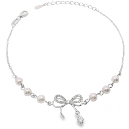 PULSEIRA DE PRATA DOURADA OU RODEADA