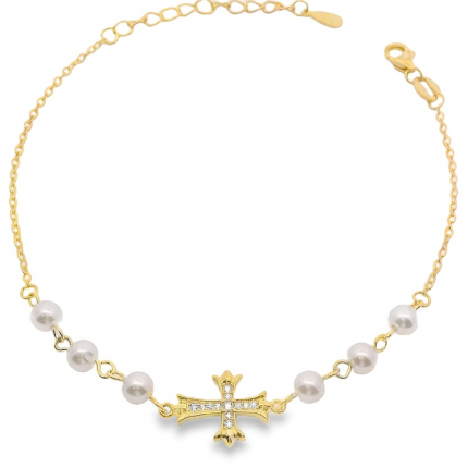 PULSEIRA DE PRATA DOURADA OU RODEADA