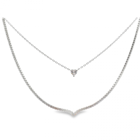 COLAR PRATA RODEADA OU DOURADA