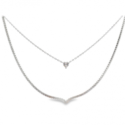 COLAR PRATA RODEADA OU DOURADA