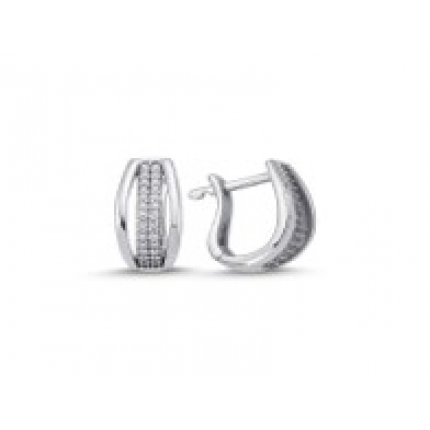 BRINCOS PRATA RODEADA