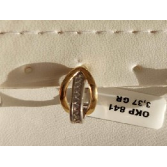 BRINCOS PRATA DOURADA