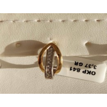 BRINCOS PRATA DOURADA