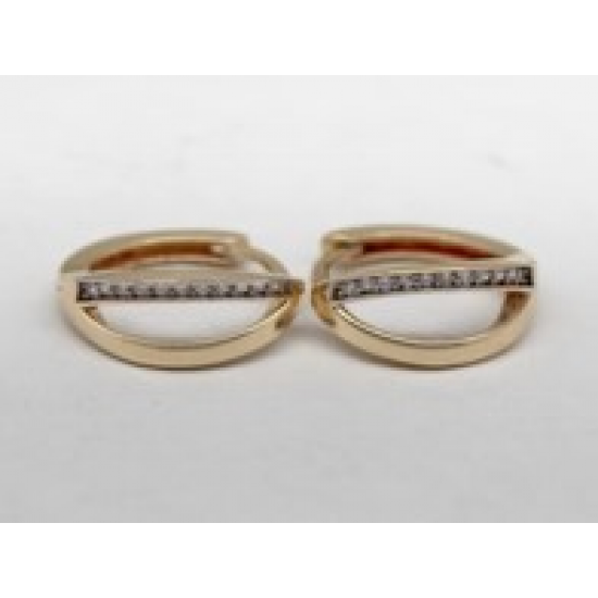 BRINCOS PRATA DOURADA