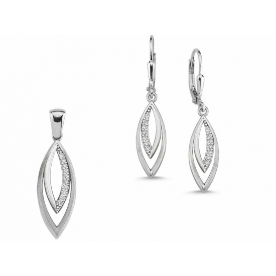 BRINCOS PRATA RODEADA