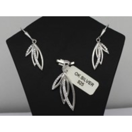 BRINCOS PRATA RODEADA