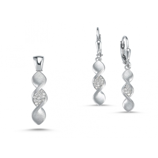 BRINCOS PRATA RODEADA