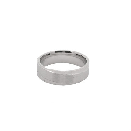 ALIANÇA PRATA RODEADA