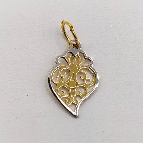 MEDALHA OURO AMARELO 19K