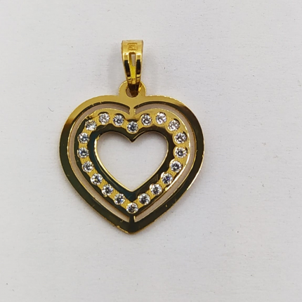 MEDALHA OURO AMARELO 19K