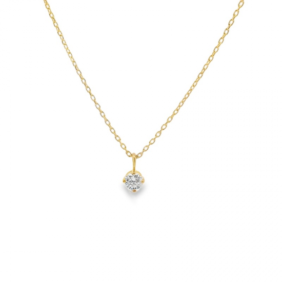 COLAR OURO BRANCO 19K