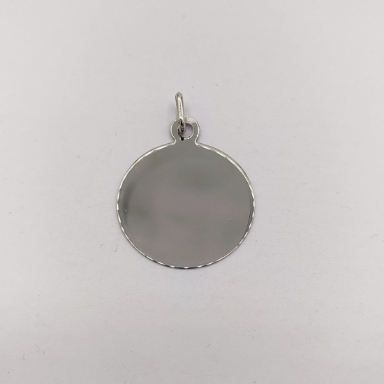 MEDALHA PRATA RODEADA