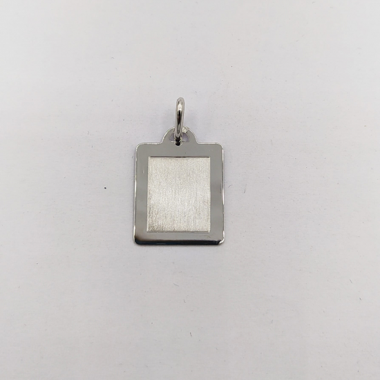 MEDALHA PRATA RODEADA