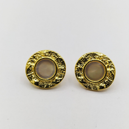 BRINCOS PRATA DOURADA