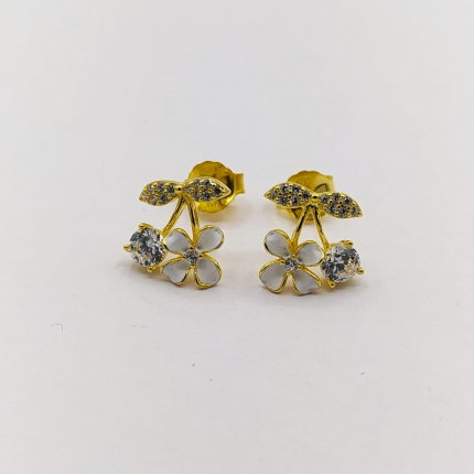 BRINCOS PRATA DOURADA