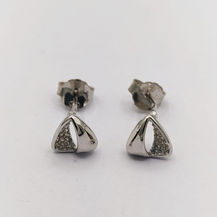 BRINCOS PRATA RODEADA