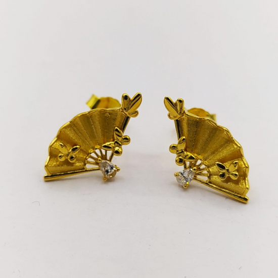 BRINCOS PRATA RODEADA OU DOURADA