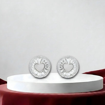 BRINCOS PRATA RODEADA OU DOURADA