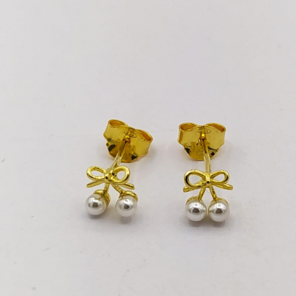 BRINCOS PRATA DOURADA