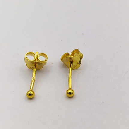 BRINCOS PRATA DOURADA