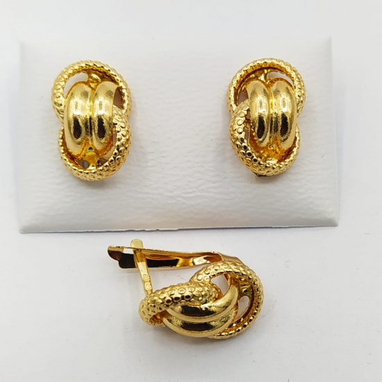 BRINCOS OURO AMARELO 19K