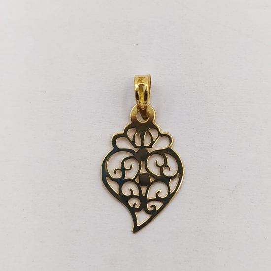 MEDALHA OURO AMARELO 19K