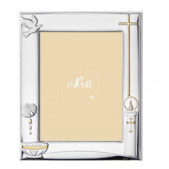 MOLDURA PRATA BILAMINADA