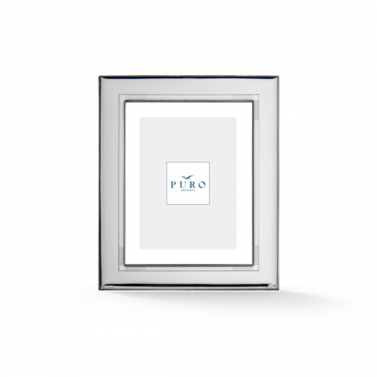 MOLDURA PRATA BILAMINADA